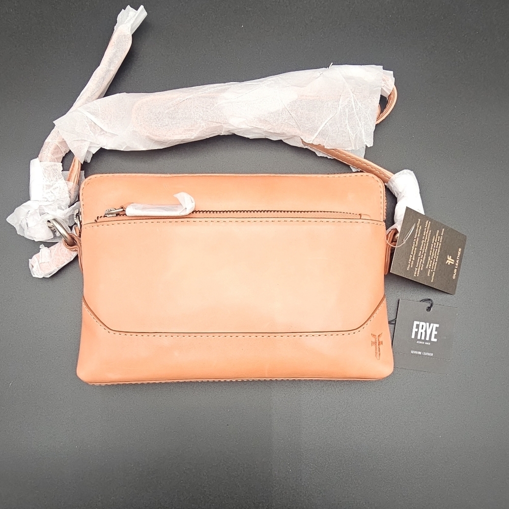 Frye Women's Light Brown Leather Crossbody Bag